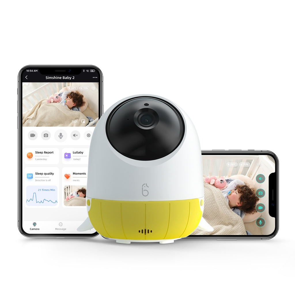 Ellie Baby Pro - Smart Baby Monitor Pro with AI, WiFi Supported , SD Card Storage. 2.5K Ultra HD | 1 Year Warranty