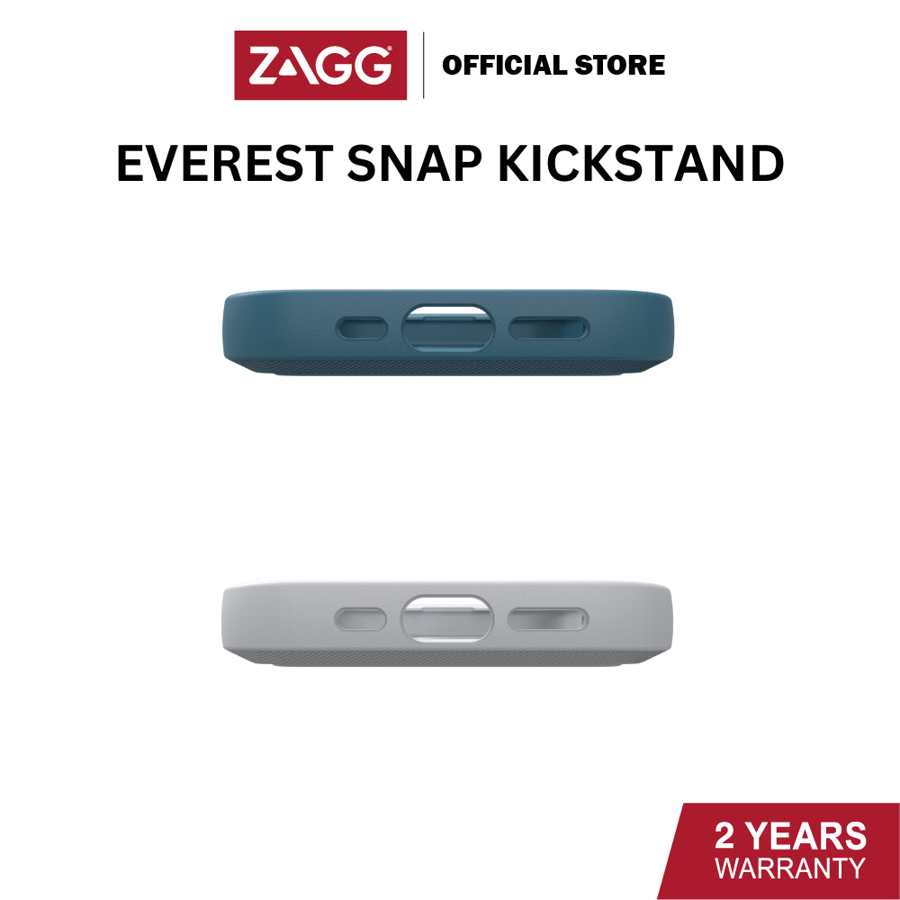 Zagg Everest Snap with Kick Stand Case with Graphene For iPhone 15 Pro / 15 Pro Max | 2 Years Limited Warranty