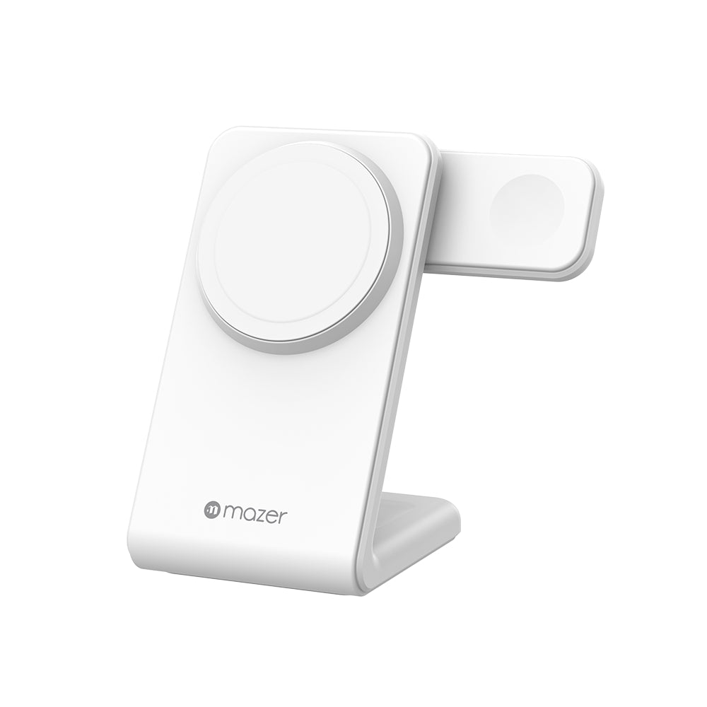 Mazer 3-in-1 Foldable/Desk Magnetic and Qi Wireless Charging Stand | 2 Years Warranty