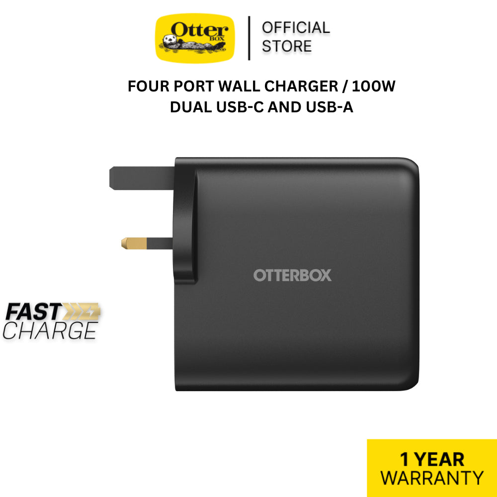Otterbox Four Ports Wall Charger 100W I 1 Year Warranty