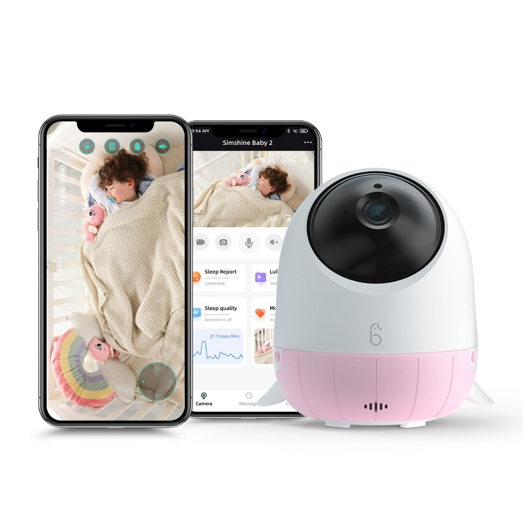 Ellie Baby Pro - Smart Baby Monitor Pro with AI, WiFi Supported , SD Card Storage. 2.5K Ultra HD | 1 Year Warranty
