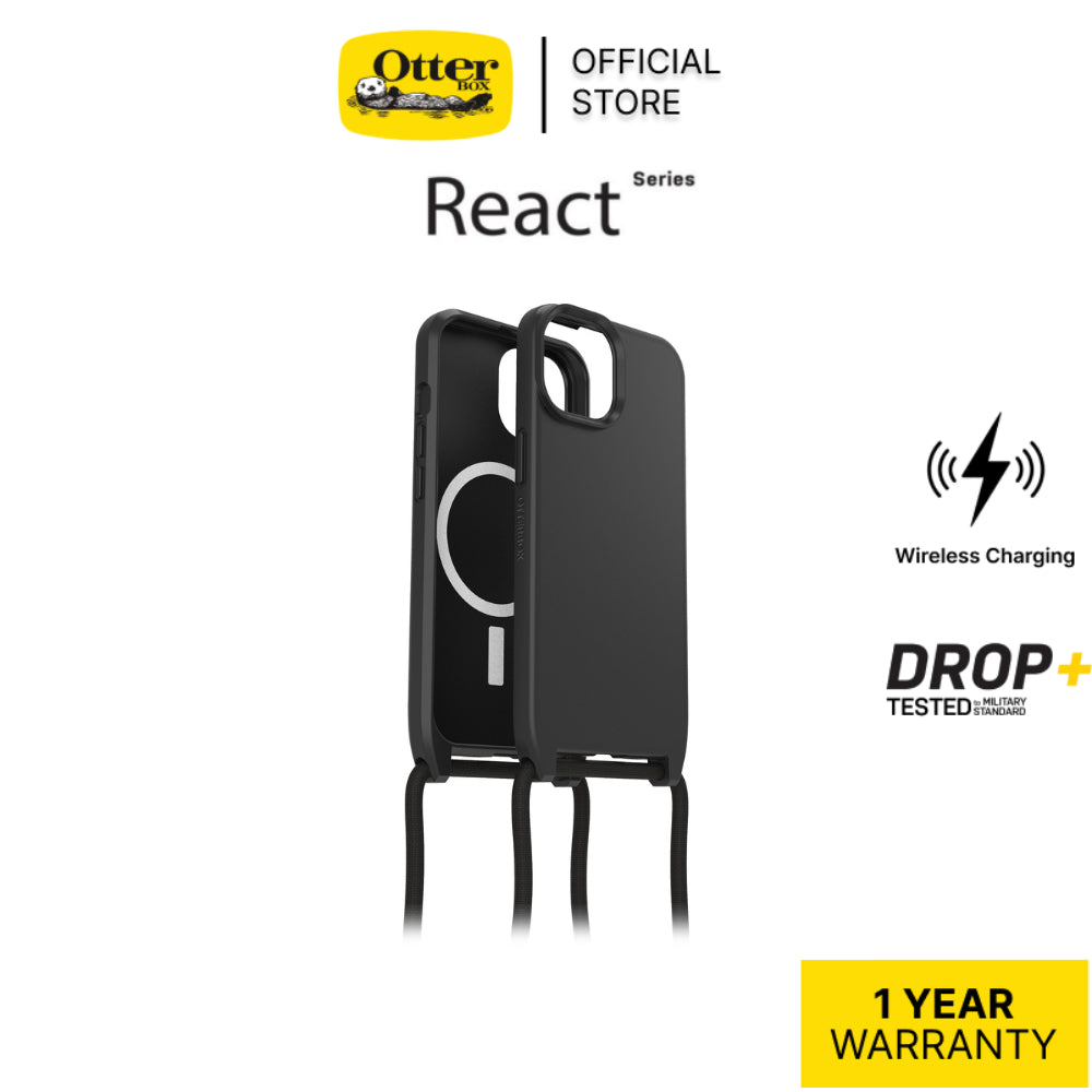 OtterBox React Necklace Series Case for iPhone 15 Pro/15 Pro Max | 1 Year Warranty