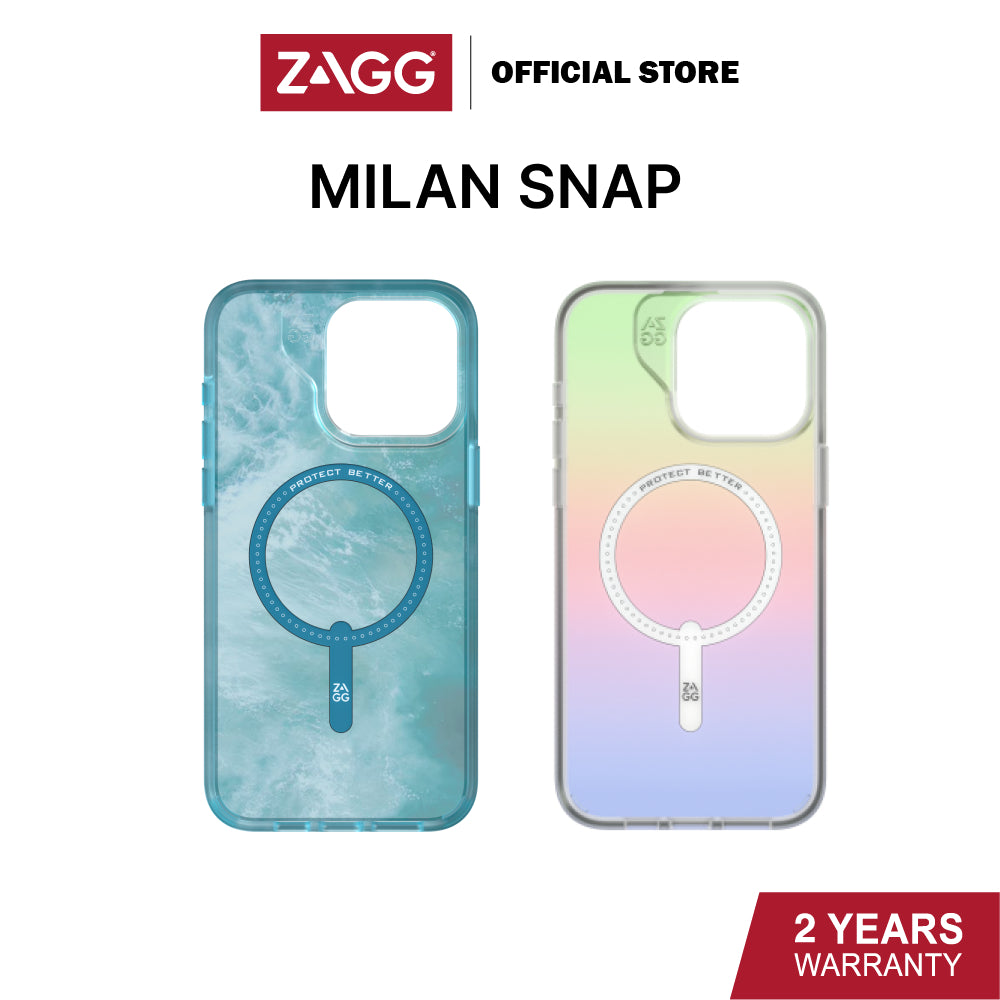 ZAGG Milan Snap Case For iPhone 15 Pro / 15 Pro Max | 2 Years Limited Warranty