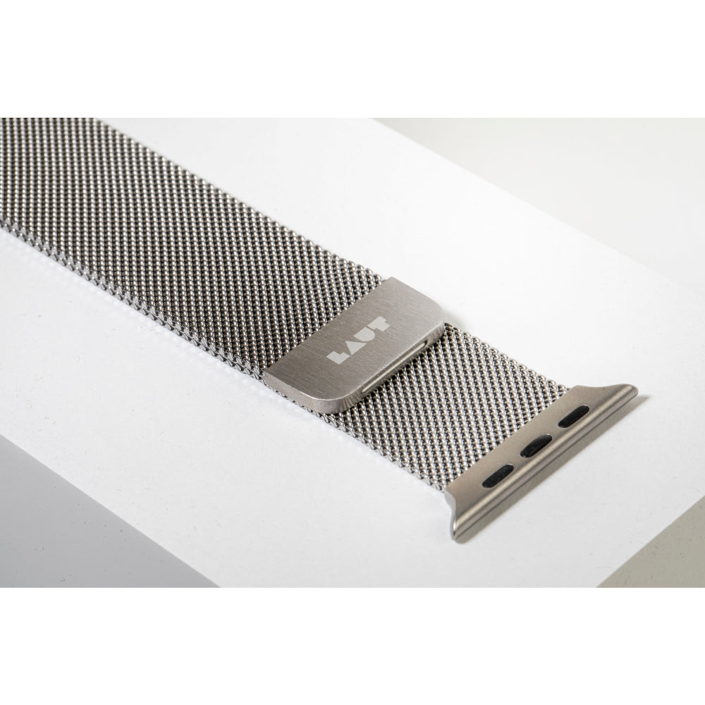 LAUT Apple Watch Band 49mm Ultra Steel Loop Titanium