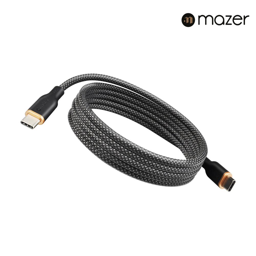 Mazer InfiniteLINK Cobra Magnetic Organizer 240W USB-C to USB-C cable | 2 Years Warranty