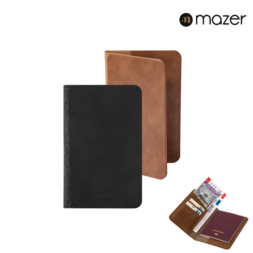 Mazer Universal Passport Holder Card Holder Passport cover Passport Pouch with Apple FindMy