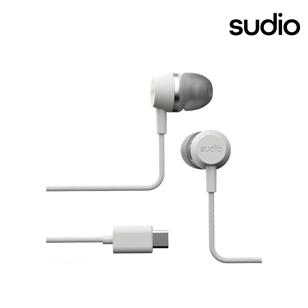 Sudio V3 Pro Wired Earphones | USB-C In Ear Earbuds | Active Noise Cancellation | Built-in Microphone