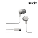 Sudio V3 Pro Wired Earphones | USB-C In Ear Earbuds | Active Noise Cancellation | Built-in Microphone