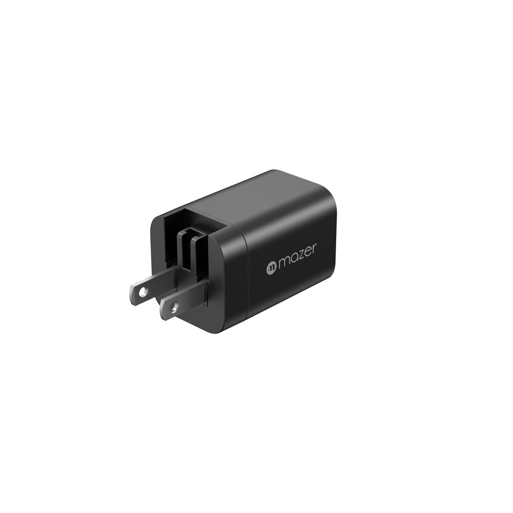 Mazer Infinite.Boost SuperMINI Wall Charger (PD33W-Travel Pin) for iPhone and Android Phone | 2 Years Warranty