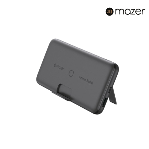 Mazer Qi Wireless 15W & PD20W 10000mAh Power Bank (10K For Wireless Smartphones) | 2 Years Warranty