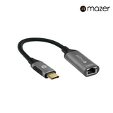 Mazer Infinite.Multimedia Pro USB-C to RJ45/Gigabyte Adapter | 2 Years Warranty