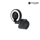 Mazer Infinite Webcam 2K/5MP Ultra HD with Ring Light | 2 Years Warranty