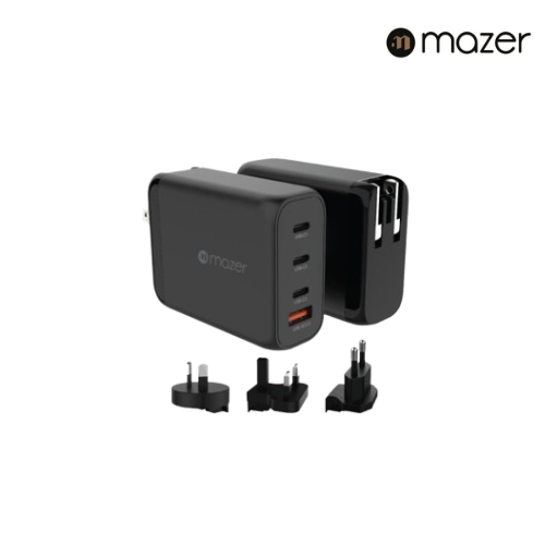 Mazer SuperMINI GAN120W Wall Charger (PD120W-Travel Pin) | 2 Years Warranty