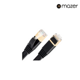 Mazer Infinite.Multimedia CAT 7 10GB/600MHz Flat Network Cable | 2 Years Warranty