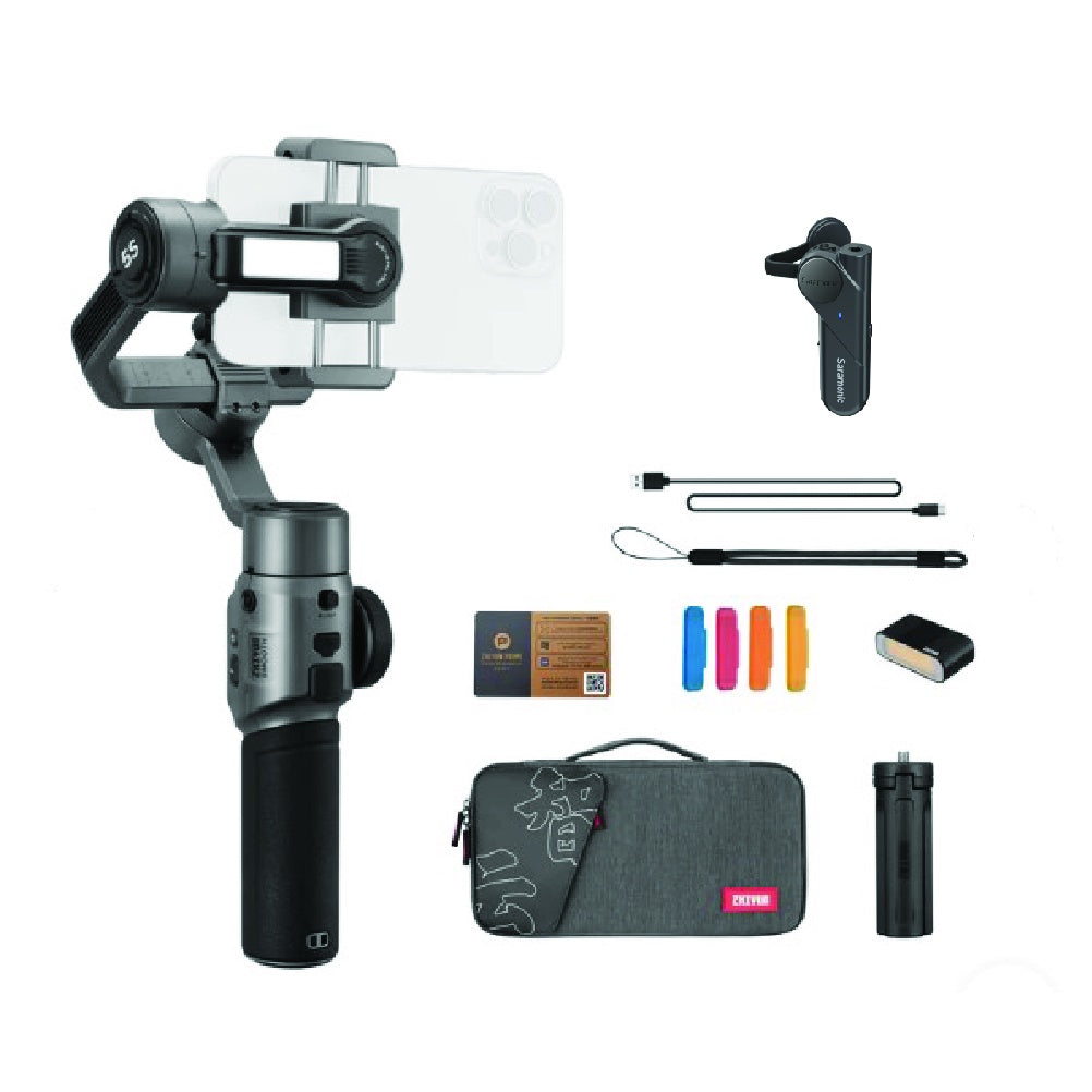 Zhiyun Smooth 5S Gimble & Stabilizer for Smartphone | 18 Months Warranty