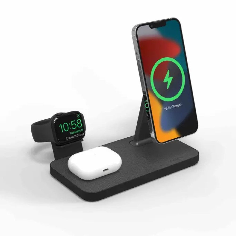 Mophie Snap+ 3-in-1 Wireless Charging Stand l 2 Years Warranty