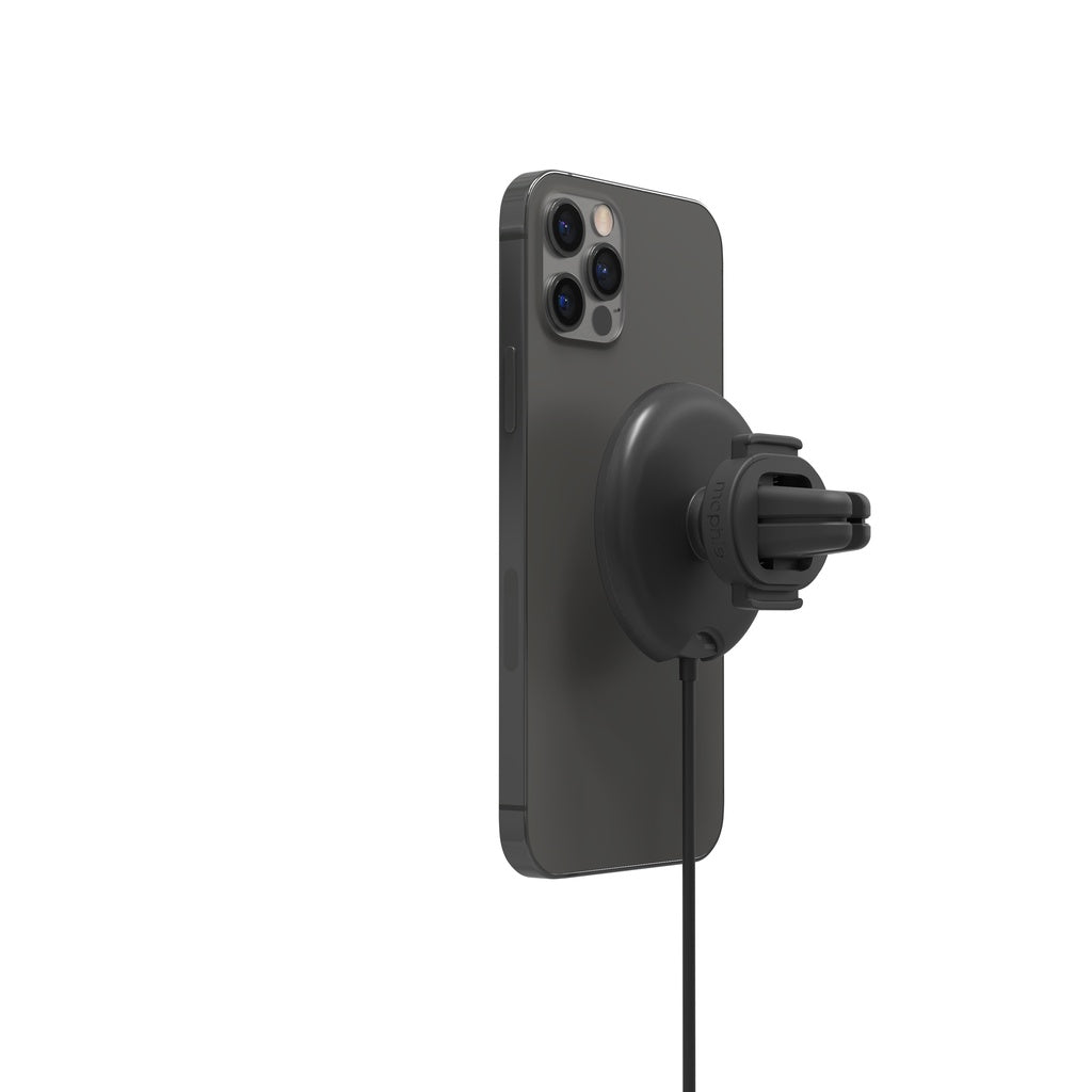 Mophie Snap+ Wirelss Vent Car Mount for iPhone | Google Pixel |Samsung Galaxy | 2 Years Warranty