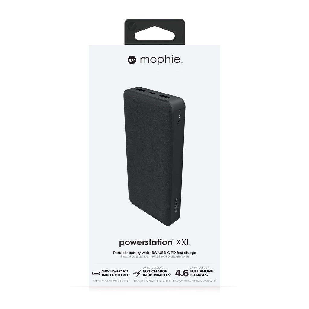 Mophie Powerstation 20K mAH with PD Fast Charge for Smartphone and Tablet | 2 Years Warranty