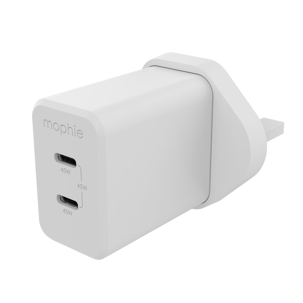 Mophie Speedport 45W 2-Port GaN Fast Wall Charger | 2 Years Warranty