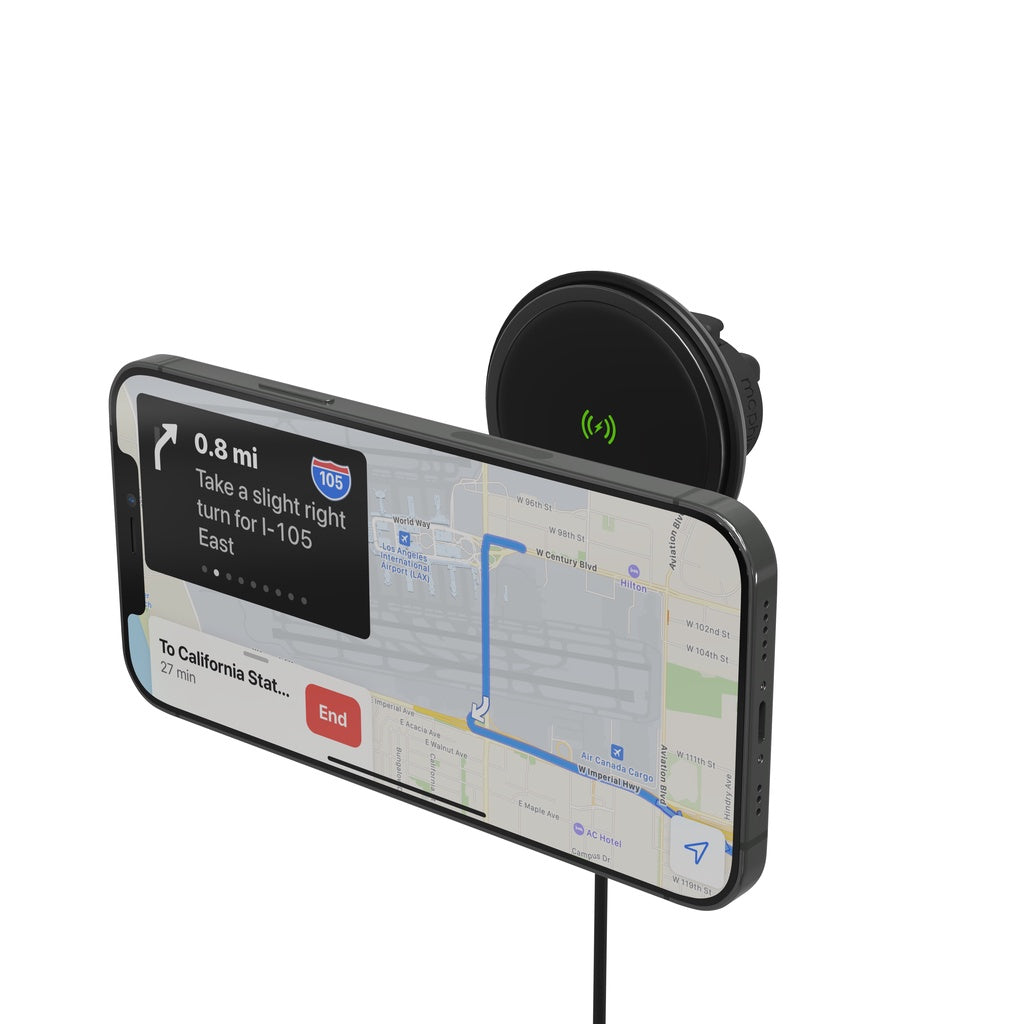 Mophie Snap+ Wirelss Vent Car Mount for iPhone | Google Pixel |Samsung Galaxy | 2 Years Warranty