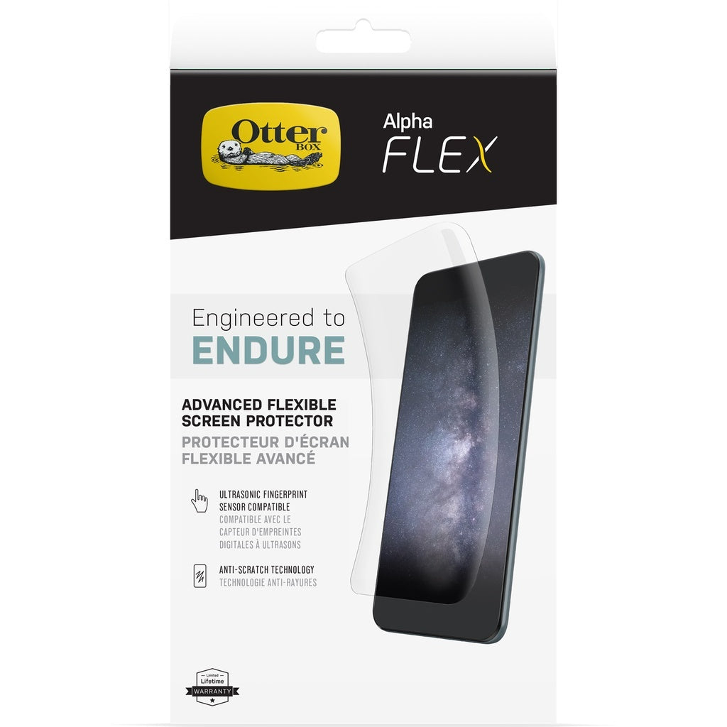 OtterBox Alpha Flex Antimicrobial Screen Protector for Samsung Galaxy S23/S23+/S23 Ultra