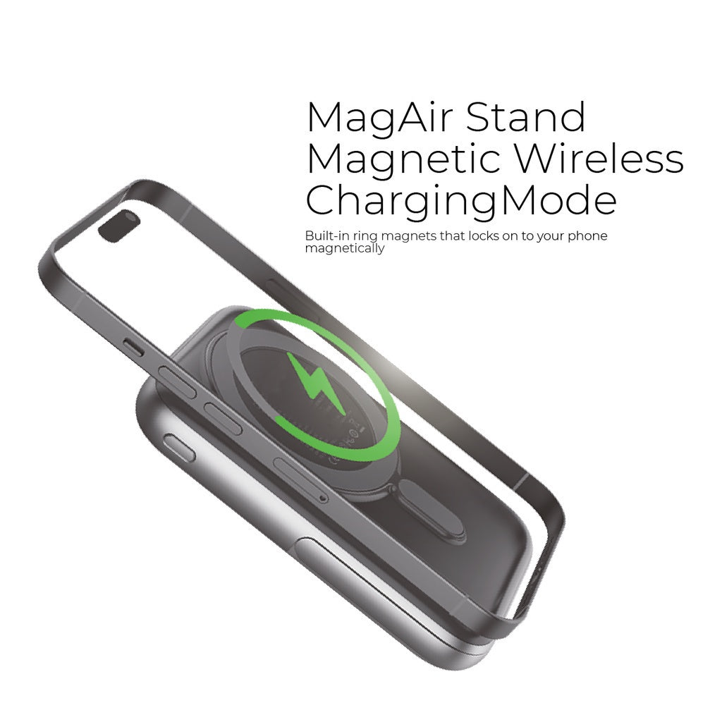 Mazer Magnetic Wireless PowerBank 10000mAh Qi Wireless Charging 15W / USB-C PD Fast Charging 20W | 2 Years Warranty