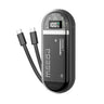 Mazer PowerCharge LINK Built-in Dual USB-C Cable 10000mAh PD35W Fast Charging Power Bank | 2 Years Warranty