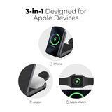 Mazer Wireless Charger Qi2 Certified Foldable Trio 3in1 / Duo+ 2in1 Magnetic Wireless Charger