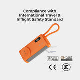 (New CCC Certified) Mazer PD20W 5000mAh Fast Charging Powerbank-Built-in USB-C Cable-Watch Charger