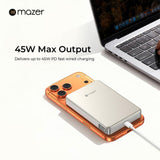 (New CCC + QR) Mazer Powerbank Qi2.2 Certified 25W 10000mAh Magnetic Wireless Power bank
