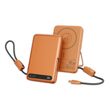 (CCC Certified) Mazer 10000mAh Magnetic Powerbank PD27W Fast Charge-15W Wireless-USB-C Cable-Stand-Watch Charger