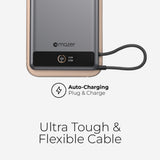 (CCC Certified) Mazer Powerbank Qi2 10000mAh Wireless Powerbank PD30W | USB-C Cable | Ai Display
