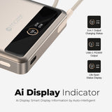 (CCC Certified) Mazer Powerbank Qi2 10000mAh Wireless Powerbank PD30W | USB-C Cable | Ai Display