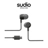 Sudio V3 Pro Wired Earphones | USB-C In Ear Earbuds | Active Noise Cancellation | Built-in Microphone