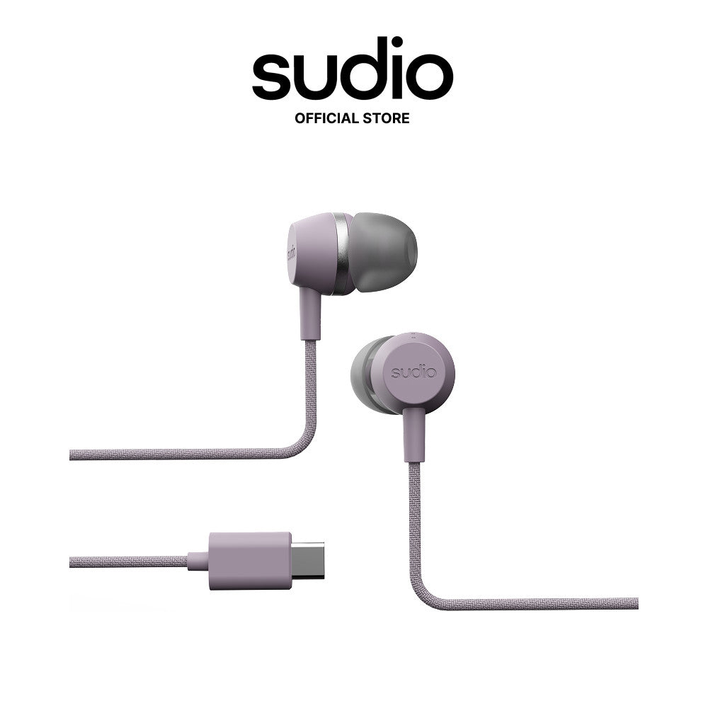 Sudio V3 Pro Wired Earphones | USB-C In Ear Earbuds | Active Noise Cancellation | Built-in Microphone