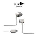Sudio V3 Pro Wired Earphones | USB-C In Ear Earbuds | Active Noise Cancellation | Built-in Microphone
