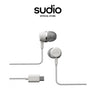 Sudio V3 Pro Wired Earphones | USB-C In Ear Earbuds | Active Noise Cancellation | Built-in Microphone
