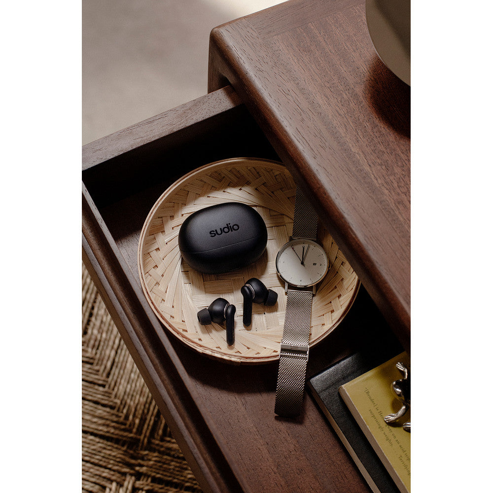 Sudio E4 Pro Wireless Earbuds with Hybrid Active Noise Cancellation