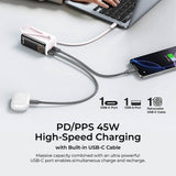 [New CCC Certified] Mazer 10000mAh Powerbank PD45W Fast Charging Built-in USB-C Cable Lanyard