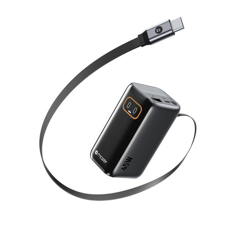 [New CCC Certified] Mazer 10000mAh Powerbank PD45W Fast Charging Built-in USB-C Cable Lanyard