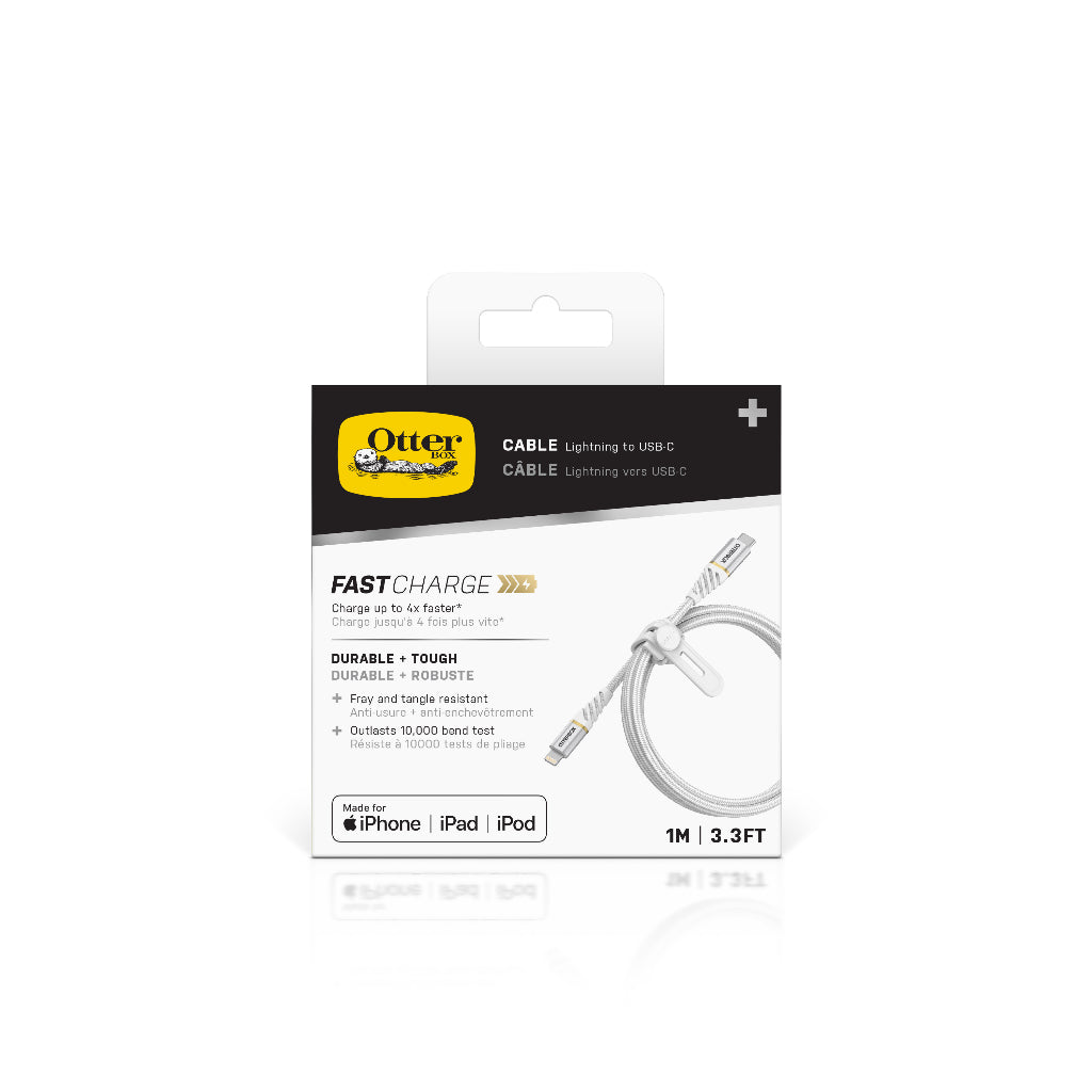 OtterBox Premium USB-C to Lightning Charging Cable | 1 Year Warranty