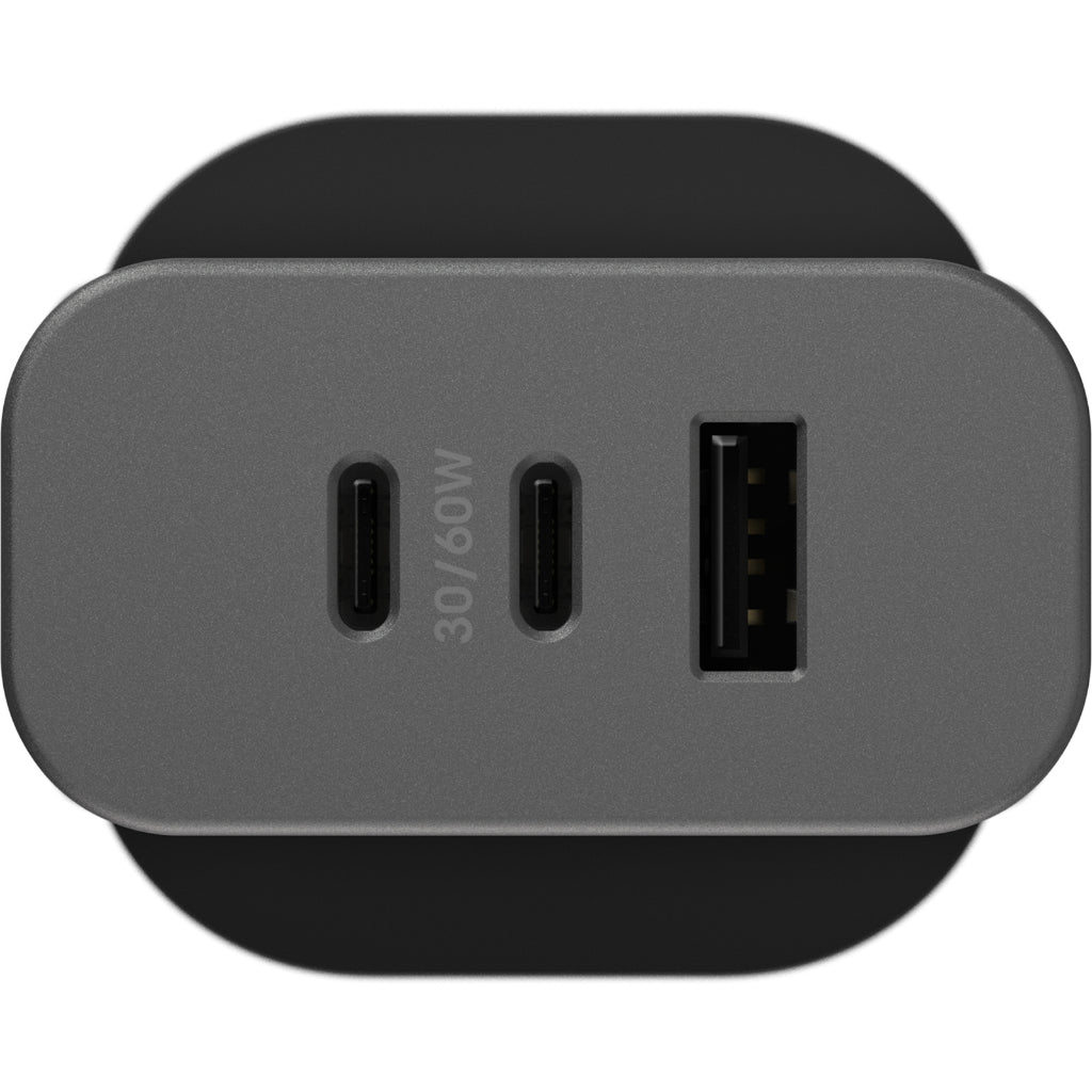 OtterBox Premium Pro 72W GAN Wall Charger (2x USB-C + USB-A) | 1 Year Warranty