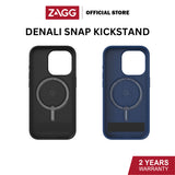 Zagg Denali Snap with Kick Stand Case For iPhone 15 Pro / 15 Pro Max | 2 Years Limited Warranty