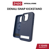 Zagg Denali Snap with Kick Stand Case For iPhone 15 Pro / 15 Pro Max | 2 Years Limited Warranty