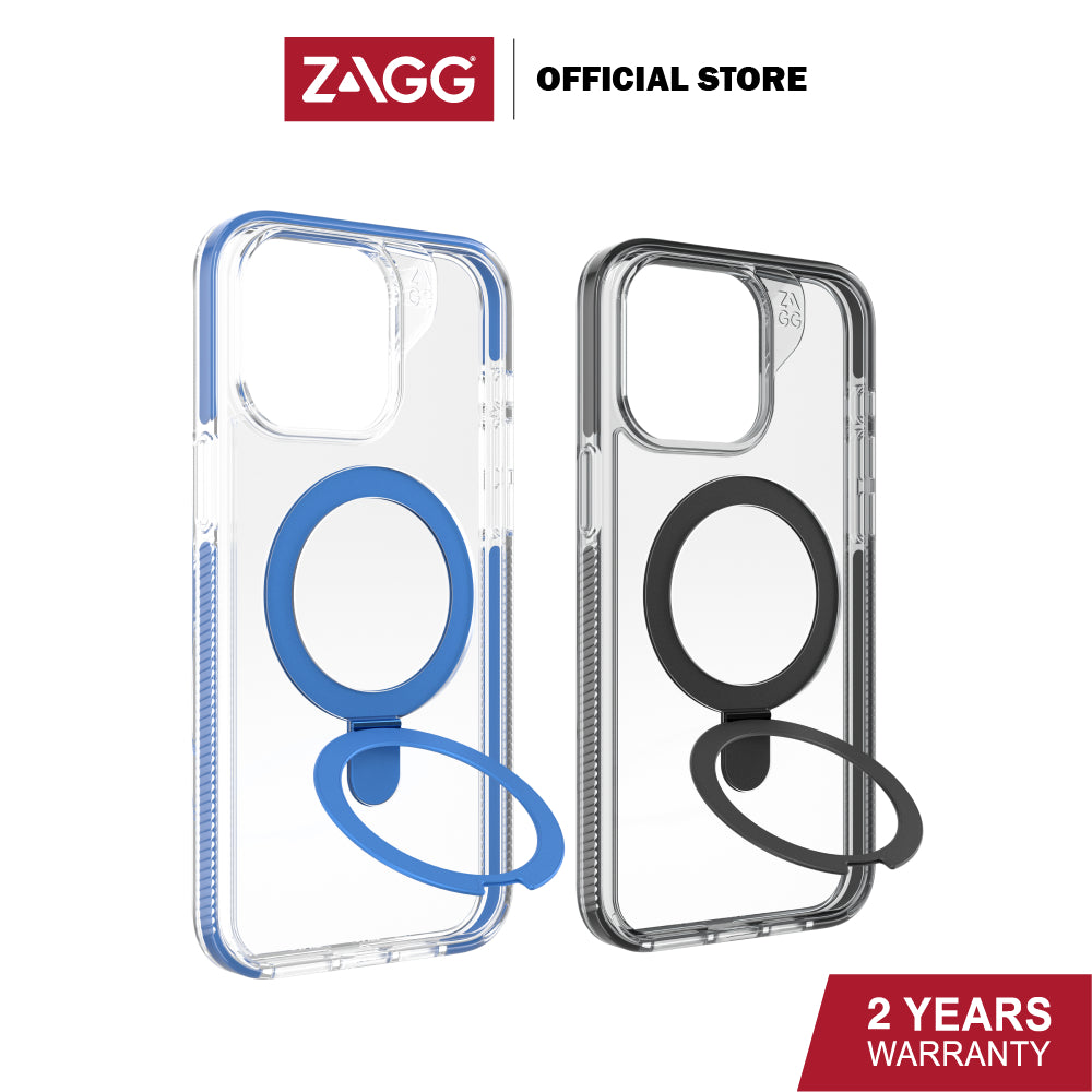 ZAGG Santa Cruz Snap Ring Stand Case For iPhone 15 Pro / 15 Pro Max | 2 Years Warranty