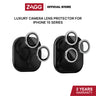 ZAGG LUXURY CAMERA LENS PROTECTOR FOR IPHONE 15/ 15 PLUS/15 PRO /15 PRO MAX | 2 Years Warranty