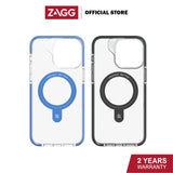 ZAGG Santa Cruz Snap Ring Stand Case For iPhone 15 Pro / 15 Pro Max | 2 Years Warranty