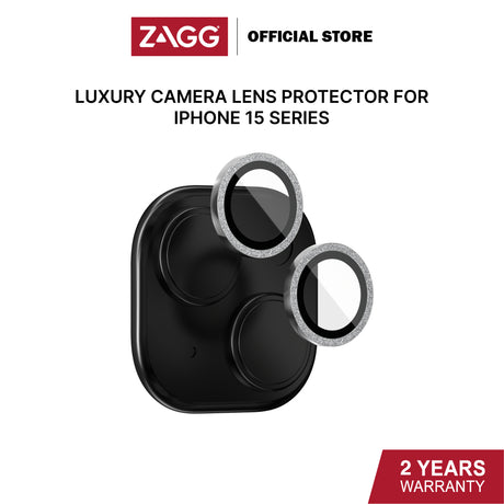 ZAGG LUXURY CAMERA LENS PROTECTOR FOR IPHONE 15/ 15 PLUS/15 PRO /15 PRO MAX | 2 Years Warranty