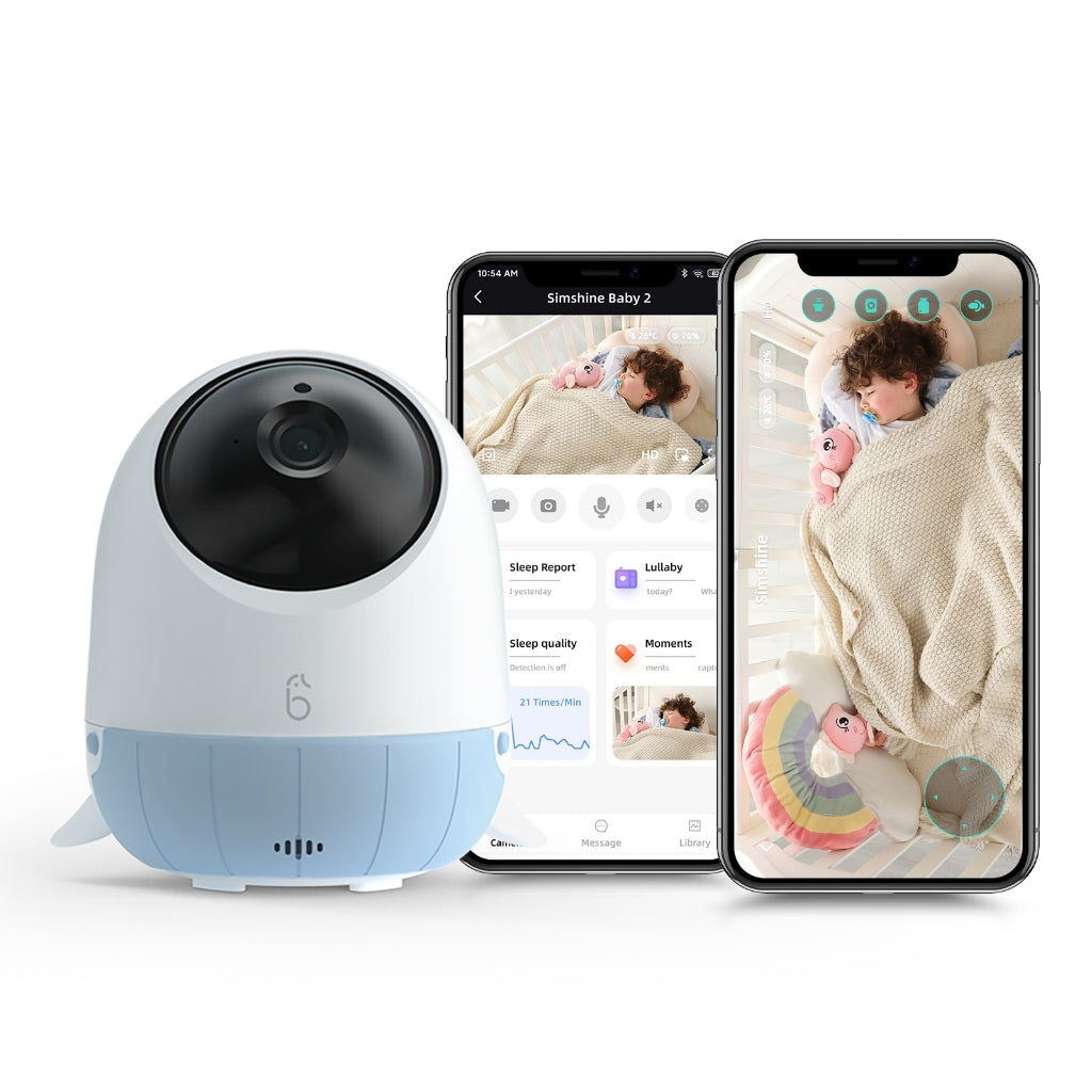 Ellie Baby Pro -  Smart Baby Monitor Pro with AI, WiFi Supported , SD Card Storage. 2.5K Ultra HD | 1 Year Warranty