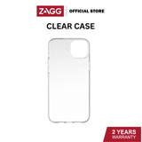 Zagg Clear Essential Series Case for iPhone 15 / 15 Plus / 15 Pro / 15 Pro Max | 2 Years Limited Warranty